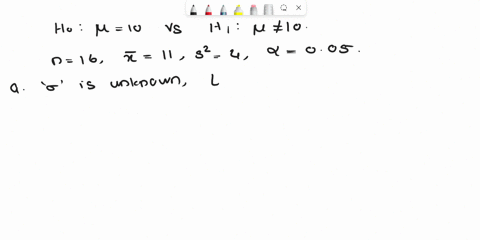 we-perform-a-t-test-for-the-null-hypothesis-ho-mu-10-by-means-of-a-dataset-consisting-of-n16-elements-with-sample-mean-11-and-sample-variance-4-we-use-significance-level-005a-should-we-rejec-84829