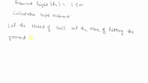 a-0820-kg-ball-is-dropped-from-rest-at-a-point-460-m-above-the-floor-the-ball-rebounds-straight-upward-to-a-height-of-150-m-taking-the-negative-direction-to-be-downward-what-is-the-impulse-o-59408
