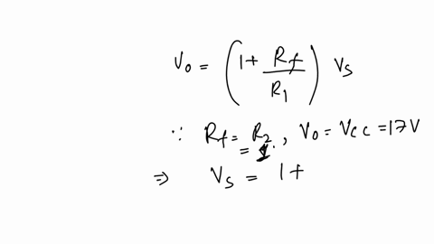 for-the-op-amp-circuit-shown-what-is-the-largest-value-of-the-source-voltage-v_s-for-which-the-circuit-remains-in-its-linear-range-assume-that-v_c-c17-mathrmv-r_150-mathrmk-omega-r_217-mathrmk-omega-a