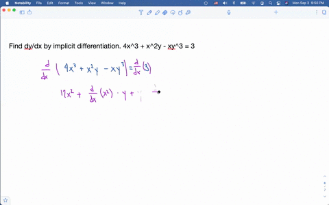 find-dydx-by-implicit-differentiation-4x3-x2y-xy3-3-68744