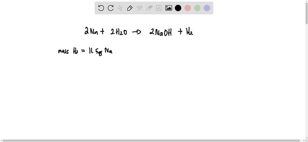 SOLVED: How many grams of H2 can be produced from the reaction of 11.5 ...