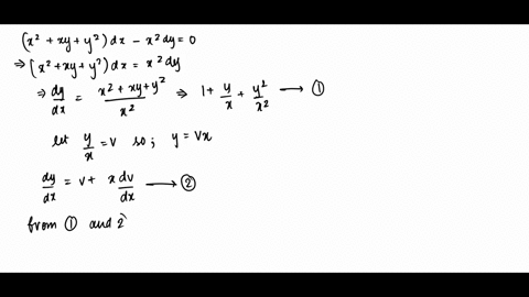 6-22-the-following-differential-equation-is-homogeneous-solve-the-initial-value-problem-x2-xy-y2dx-x2dy-0-with-y1-0-73066