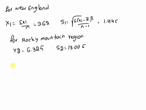a-random-sample-of-n1-10-regions-in-new-england-gave-the-following-violent-crime-rates-per-million-population-x1-new-england-crime-rate-33-37-40-41-33-41-18-48-29-31-another-random-sample-of-48962
