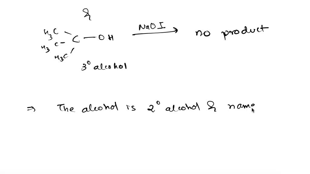 SOLVED Write an equation to show the reaction between tertbutyl