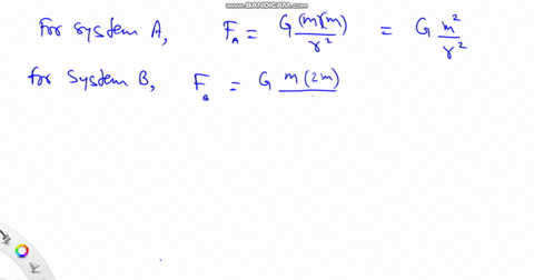 system-a-has-masses-m-and-m-separated-by-a-distance-r-system-b-has-masses-m-and-2m-separated-by-a-distance-2r-system-c-has-masses-2m-and-3m-separated-by-a-distance-2r-and-system-d-has-masses-56355