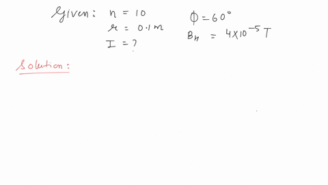 the-radius-of-the-coil-of-a-tangent-galvanometer-which-has-10-turns-is-01m-the-current-required-to-produce-a-deflection-of-60