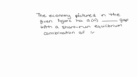 the-economy-pictured-in-the-given-figure-has-an-____-gap-with-a-short-run-equilibrium-combination-of-inflation-and-output-indicated-by-point-___-multiple-choice-recessionary-a-recessionary-b-42511