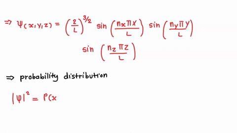 for-each-of-the-following-states-of-a-particle-in-a-three-dimensional-cubical-box-at-what-points-is-the-probability-distribution-function-a-maximum-a-nx-1-ny-1-nz-1-and-b-nx-2-ny-2-nz-1-48433