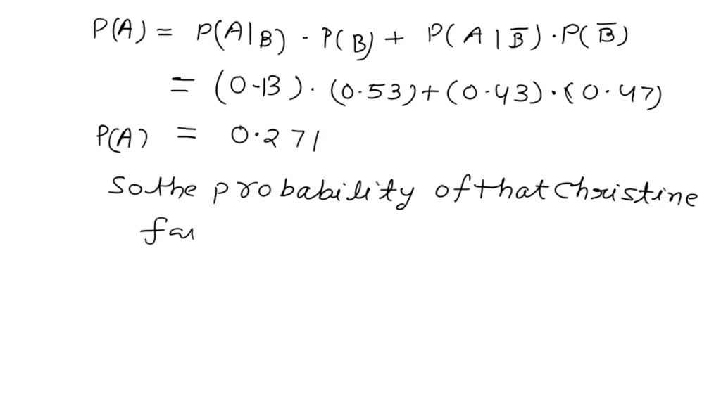 Solved: Christine Has Always Been Weak In Mathematics. Based On Her F 