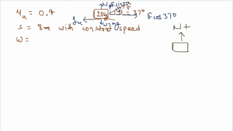 the-coefficient-of-kinetic-friction-between-a-20-kg-box-and-the-floor-is-040-a-pulling-force-is-directed-37o-above-the-horizontal-how-much-work-does-the-pulling-force-do-on-the-box-in-pullin-57848