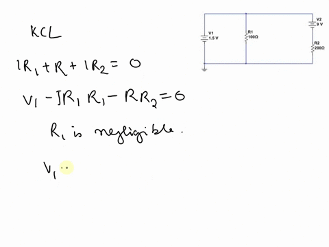 apply-kcl-and-determine-the-currents-iri-and-r2-passing-through-each-resistor-apply-kvl-and-determine-the-voltage-drops-vri-and-vr2-across-each-resistor-v2-9-v-v1-15v-r1-1000-r2-2on-69105