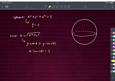 use-cylindrical-coordinates-to-find-the-volume-of-the-solid-the-solid-bounded-above-by-the-sphere-x2-03144