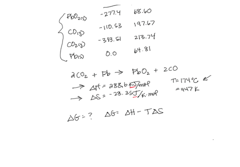 substance-fh-kjmol-s-jmolk-pbo2s-2774-6860-cog-11053-19767-co2g-39351-21374-pbs-00-6481-the-thermodynamic-data-calculated-above-for-this-reaction-2-co2g-pbs-pbo2s-2-cog-rh-2886-kj-mol-1-and-rs-2835-j