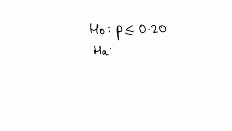 at-a-certain-college-it-is-estimated-that-at-most-20-of-the-students-ride-bicycles-to-class_-does-this-seem-to-be-valid-estimate-if-in-random-sample-of-89-college-students-23-are-found-to-ri-27671