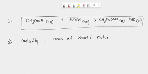 show-all-work-write-the-balanced-chemical-equation-that-describes-acctic-acid-being-neutralized-by-sodium-hydroxide-20-suppose-3109-of-naoh-was-weighed-out-dissolved-quantitatively-transferr-06455