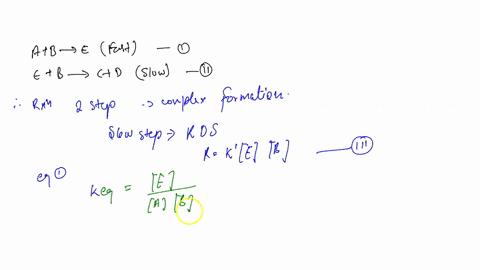 10-consider-the-exothermic-reaction-between-reactants-a-and-b-a-b-7-e-fast-eb-7-c-d-slow-a-what-is-the-order-with-respect-to-reactants-a-and-b-b-what-is-the-rate-law-for-the-reaction-sketch-12982