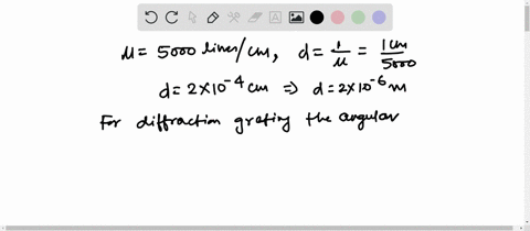 20-sunlight-is-incident-upon-diffraction-grating-of-5000-linescm-what-is-the-angular-separation-difference-angles-between-the-red-light-a-650-nm-and-blue-light-450-nm-in-the-first-order-spec-48095