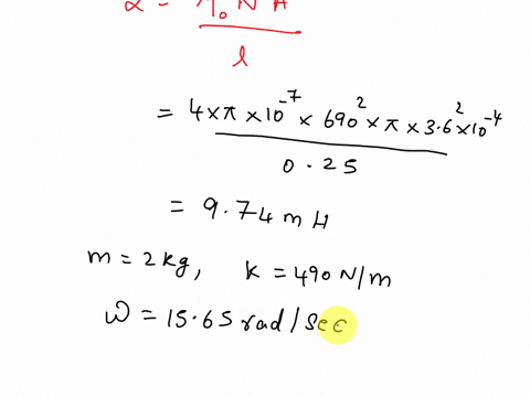 a-simple-harmonic-oscillator-consists-of-a-block-of-mass-200-kg-attached-to-a-spring-of-spring-constant-490-nm-when-t-200-s-the-position-and-velocity-of-the-block-are-x-0192-m-and-v-4130-ms-89195
