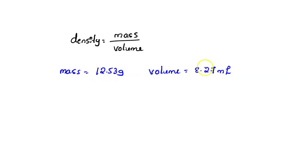 SOLVED PreLaboratory Assignment Name Section 2 Date Beverage Density Lab 1. If the