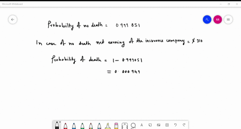 a-32-year-old-woman-purchases-a-300000-term-life-insurance-policy-for-an-annual-payment-of-310-based-on-a-period-life-table-for-the-us-government-the-probability-that-she-will-survive-the-year-is-0999