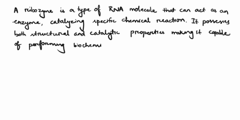 what-exactly-is-a-ribozyme-can-you-please-give-me-some-real-world-examples-and-explain-what-makes-something-a-ribozyme-25055