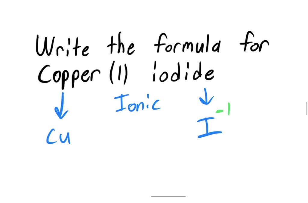 SOLVED Go to the Slightly Soluble Salts tab. Choose the salt copper(I