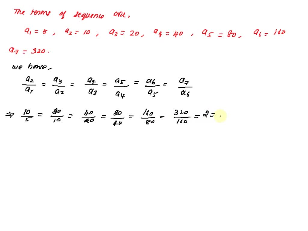 Solved Find An Explicit Formula For A Sequence Of The Form A1 A2 A3 With The Initial Terms 6298