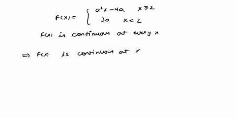 for-what-value-of-a-is-the-following-function-continuous-at-every-a2x-4a-x22-x2-select-the-correct-choice-below-and-if-necessary-fill-in-the-answer-box-to-complete-your-choice_-use-comma-to-82066