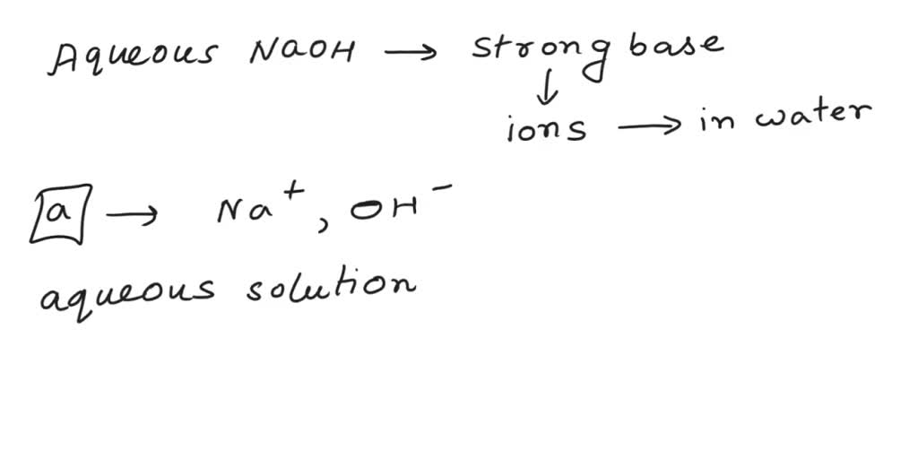 Identify The Major Ions Present In An Aqueous Lioh Solution.
