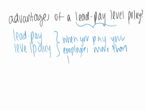 what-are-the-advantages-of-a-lead-pay-level-policy