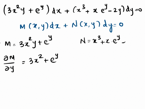 12-find-the-general-solution-3x2y-eydx-x3-xey-zydy-0-40483