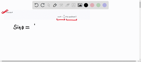 find-sin-theta-cos-thetafrac34-theta-text-in-quadrant-i-05506