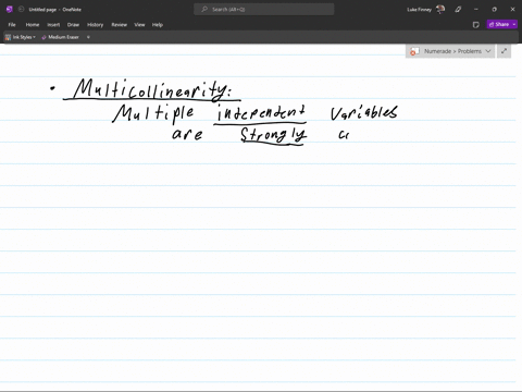 which-of-the-following-is-the-most-accurate-description-of-multicollinearity-in-multiple-regression-a-it-implies-that-if-each-explanatory-variable-were-regressed-against-the-other-explanatory-variable