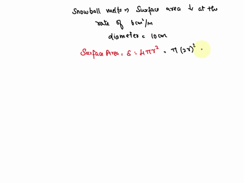 if-a-snowball-melts-so-that-its-surface-area-decreases-at-a-rate-of-6-cm2min-find-the-rate-in-cmmin-at-which-the-diameter-decreases-when-the-diameter-is-10-cm-round-your-answer-to-three-deci-64348