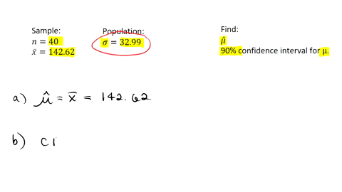 using-the-simple-random-sample-of-weights-of-women-from-a-data-set-we-obtain-these-sample-statistics-n40-and-x-overbar14262-lb-research-from-other-sources-suggests-that-the-population-of-wei-61685
