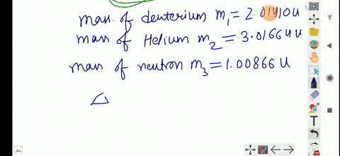 how-much-energy-can-be-released-in-total-from-0895-kg-deuterium-by-the-fusion-reaction-above-if-the-neutron-mass-is-100866-u