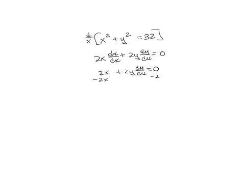 find-the-equation-of-the-tangent-line-at-the-given-point-on-the-following-curve-x2-y2-32-4-4-the-equation-of-the-tangent-line-to-the-point-4-4-is-y-83072