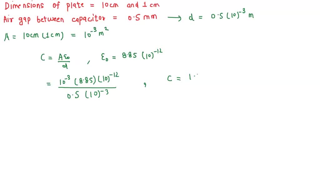 Solved: Activity 1: Capacitance And Dielectrics Instructions: Copy And 