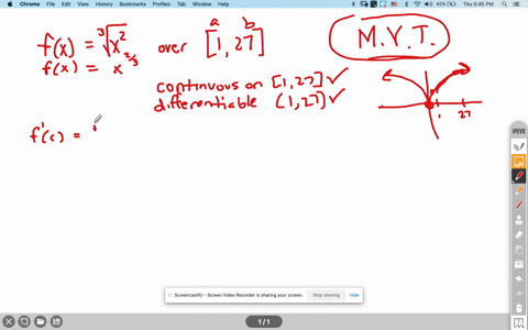 verify-that-the-function-satisfies-the-conditions-of-the-mean-value-theorem-on-the-closed-interval-fx-cube-root-of-x2-on-1-27-then-find-all-numbers-c-in-a-b-guaranteed-by-the-mean-value-theo-88063