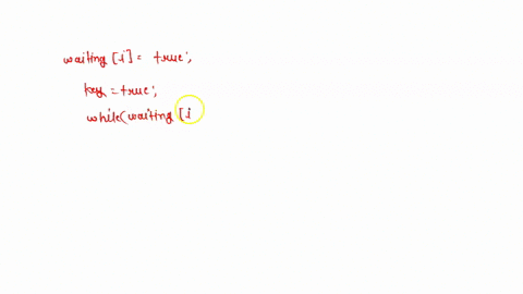 514-describe-how-the-compare-and-swap-instruction-can-be-used-to-provide-mutual-exclusion-that-satisfies-the-bounded-waiting-requirement-15-pts-49656
