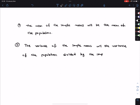 what-are-the-four-properties-of-sample-means