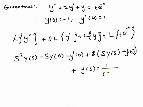 using-the-method-of-laplace-transform-method-solve-the-initial-value-problem-y-2y-y-tet-y0-1-y0-1-58844