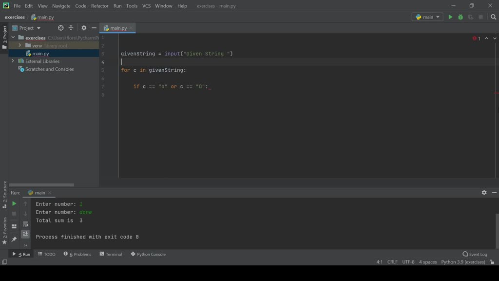 SOLVED: what is the code? 4.Write a Python program to count the number ...
