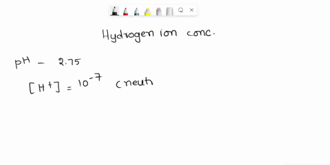 what-is-the-hydrogen-ion-concentration-of-a-solution-with-ph275-91587