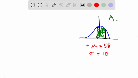 assume-that-the-random-variable-x-is-normally-disubuted_-with-mean-area-corresponding-the-probability-shaded_-58-and-standard-deviation-10-compute-the-probability-p55-x-s-70-be-sure-to-draw-64694
