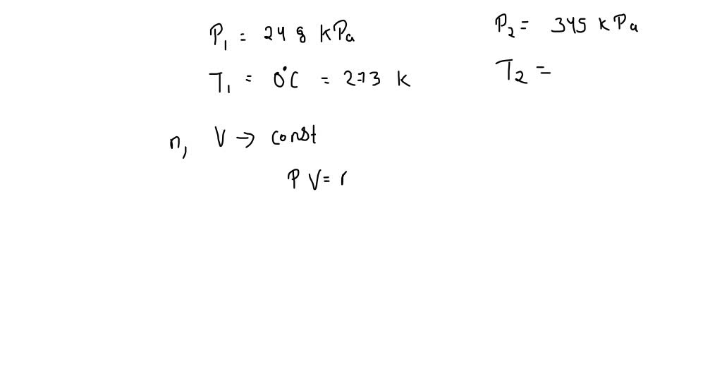 SOLVED: 'gas thermometer measures temperature by measuring the pressure ...