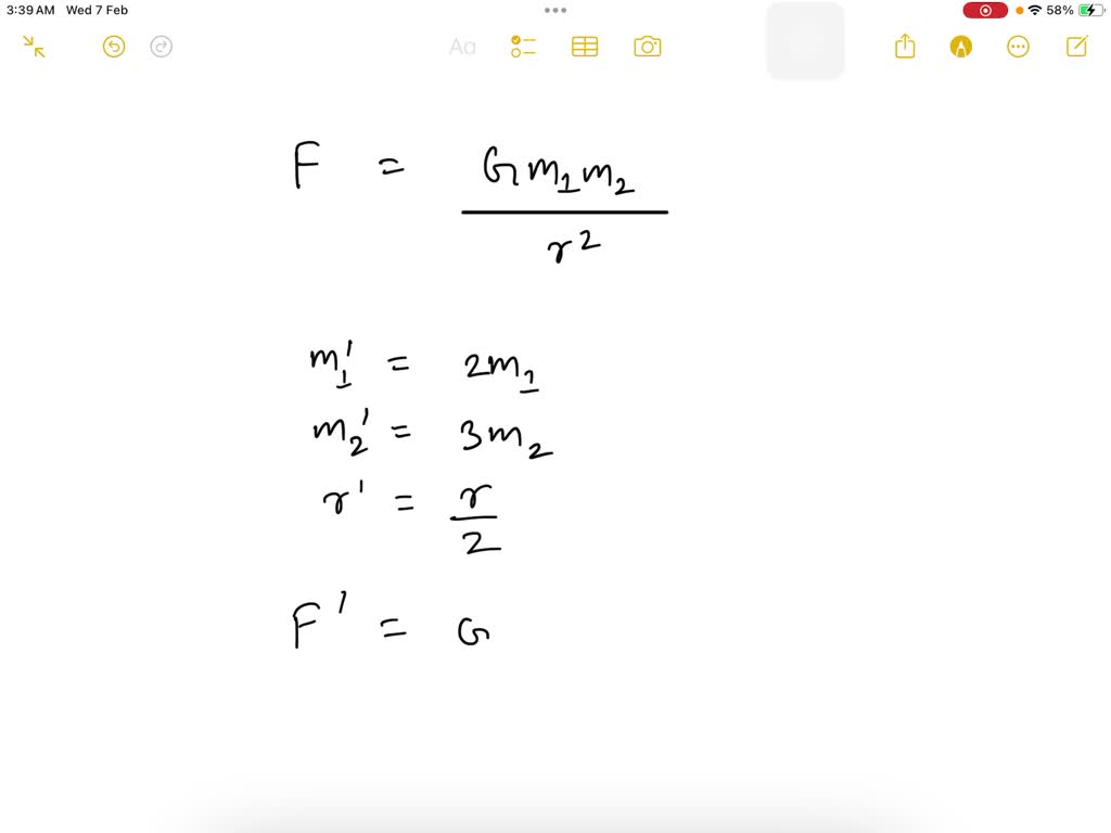 SOLVED: objects 1 and 2 attract each other with a gravitational force ...