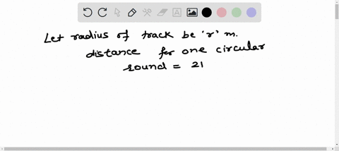 it-takes-560s-for-a-runner-to-complete-one-circular-lap-moving-at-a-speed-of-600-ms-what-is-the-radius-of-a-track-18817