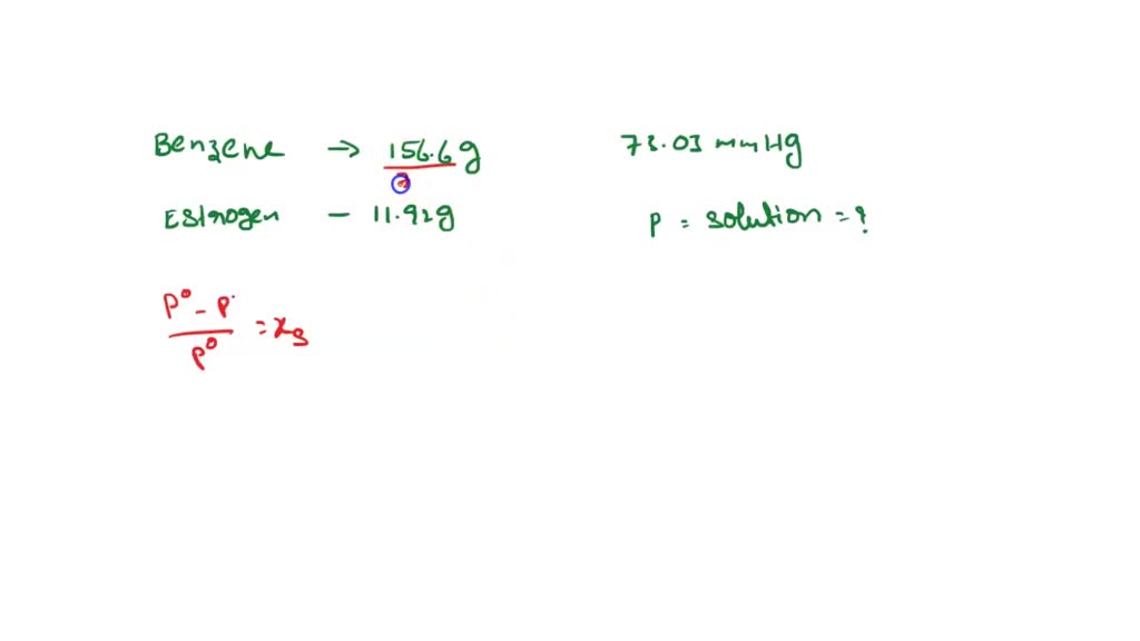 SOLVED The vapor pressure of benzene is 73.03 mm Hg at 25 °C. A