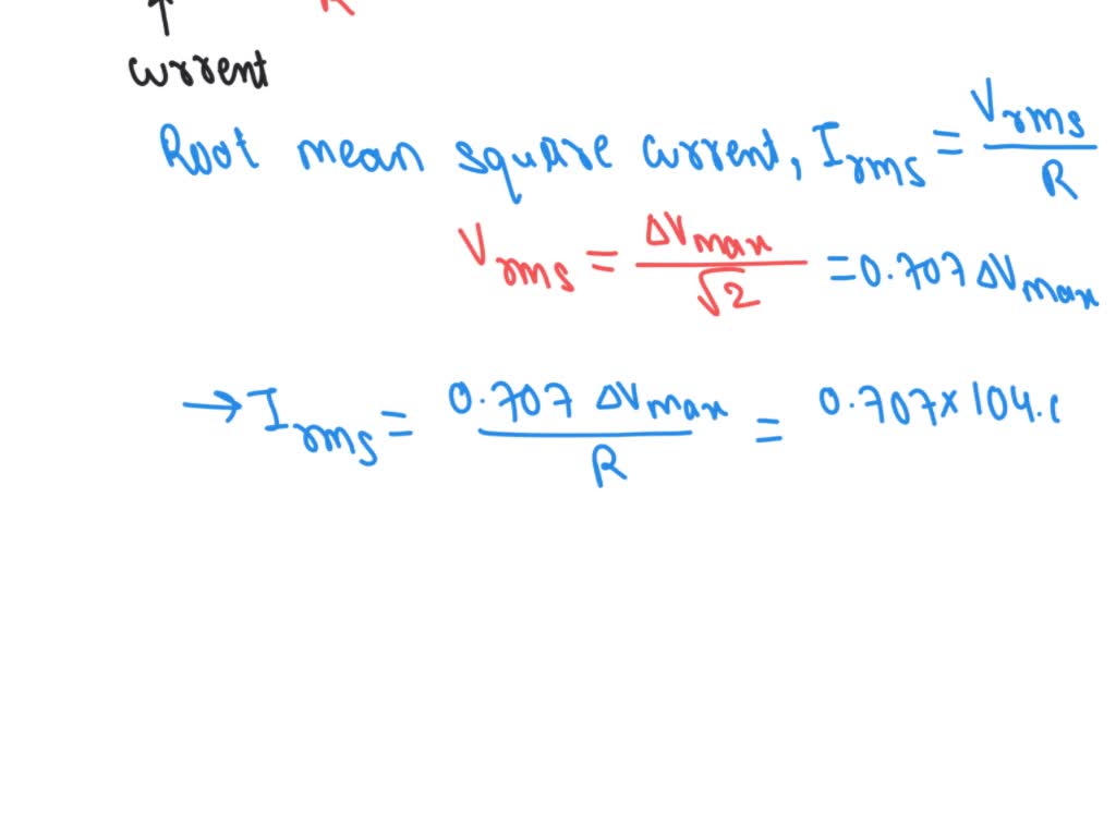 SOLVED The circuit below shows an AC power supply connected to a